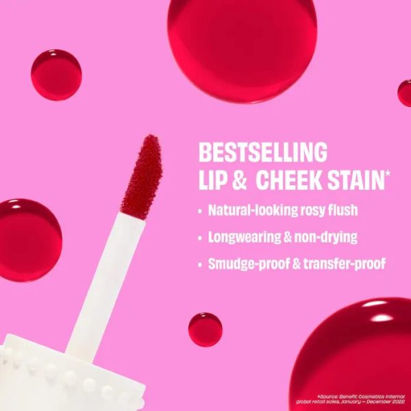 Benefit Bene Tint Rose-tinted Lip & Cheek Stain 12ml - Image 4