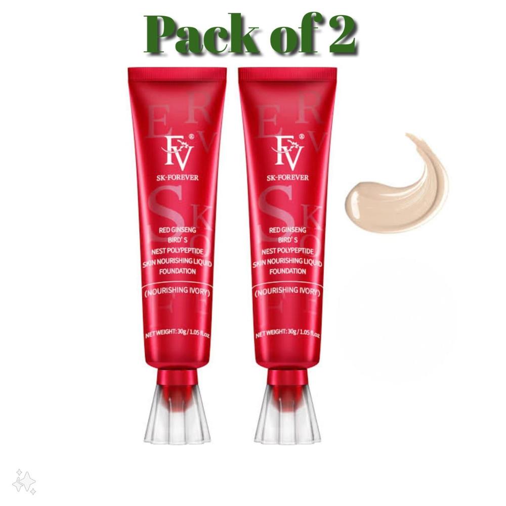 FV Foundation, Oil Absorb Ivory Liquid Foundation | Best Tube Foundation 30g - Image 5