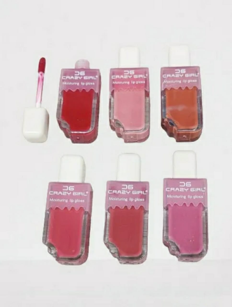 (Pack of 6 ) Crazy Girl Ice cream Matte Lipgloss, - Image 5