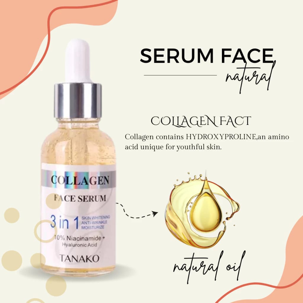 3 in 1 Korean Natural Oil Whitening & Anti Aging Serum 30ml - Image 2