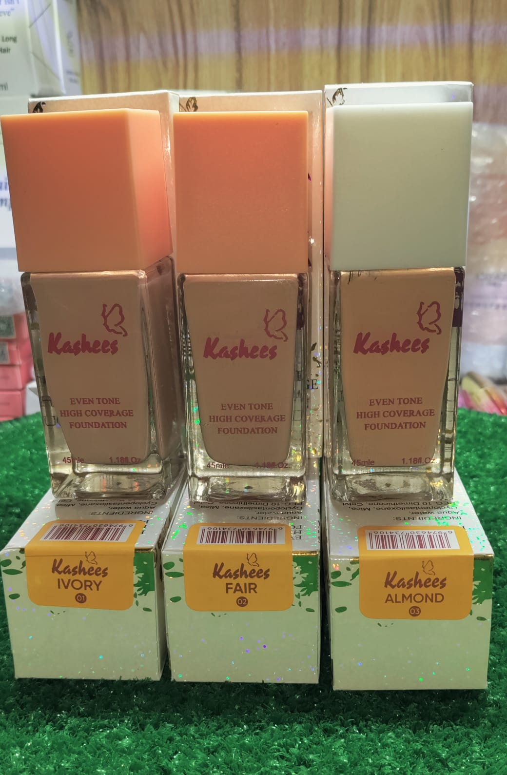 Kashees EvenTone High Coverage Liquid Foundation 45Ml - Image 3