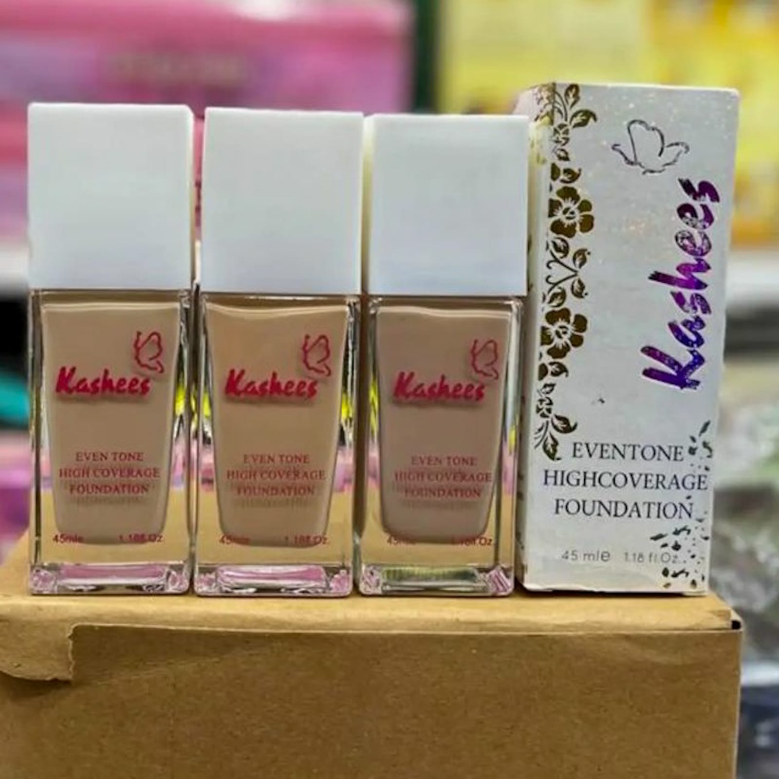 Kashees EvenTone High Coverage Liquid Foundation 45Ml - Image 4