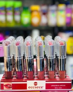 Highly Pigmented, Soft And Smooth Texture Matt – 2 in 1 Lipstick + Lipgloss (Random color)