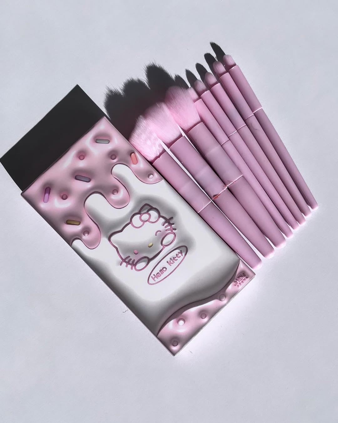 8 Pcs Makeup Brush Set In Velvet Bag Makeup Concealer Brush, Blush Powder Brush - Image 4