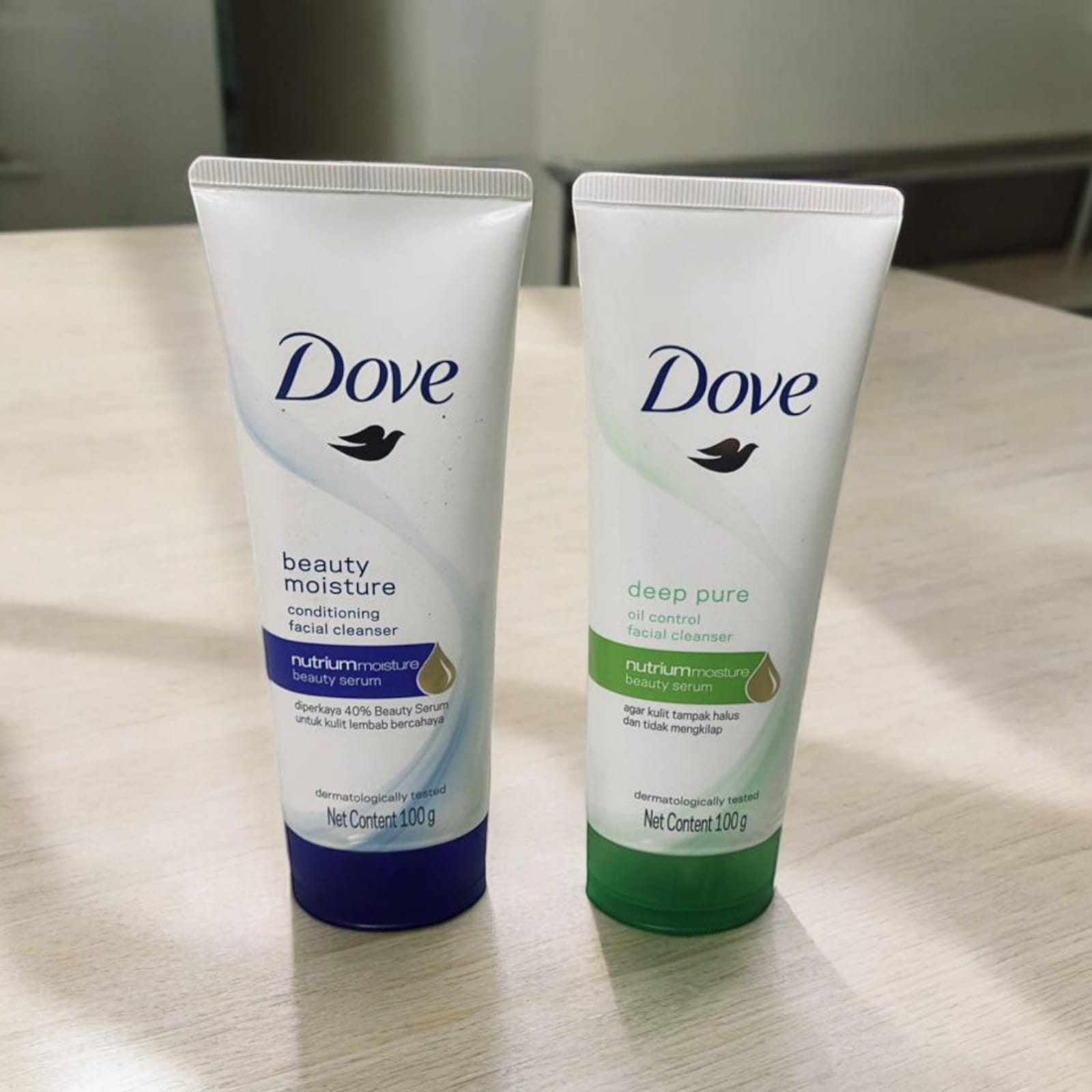 Dove Facial Cleanser Beauty Moisture, Inner Glow & Deep Pure 100g - Image 3