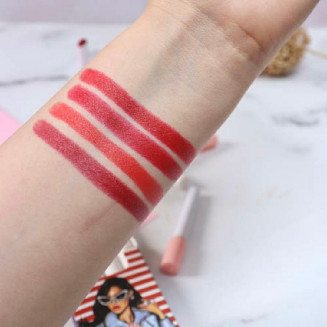 Pack of 4 High Pigment Lipstick, Fatty Base Lipstick Naturally Tint Your Lips To Soft And Comfortable Matte (random color) - Image 3