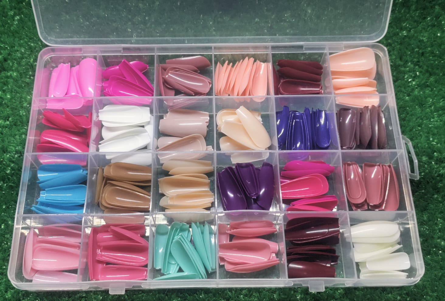 Reusable Fake Nails with Box – Beautiful Variety of Colors | Best Fake Nails For Girls ( Random Color Nails) - Image 4