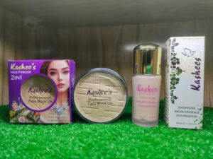 2 in 1 Kashee’s Foundation Deal, Foundation & Compact Powder, Pack of 2