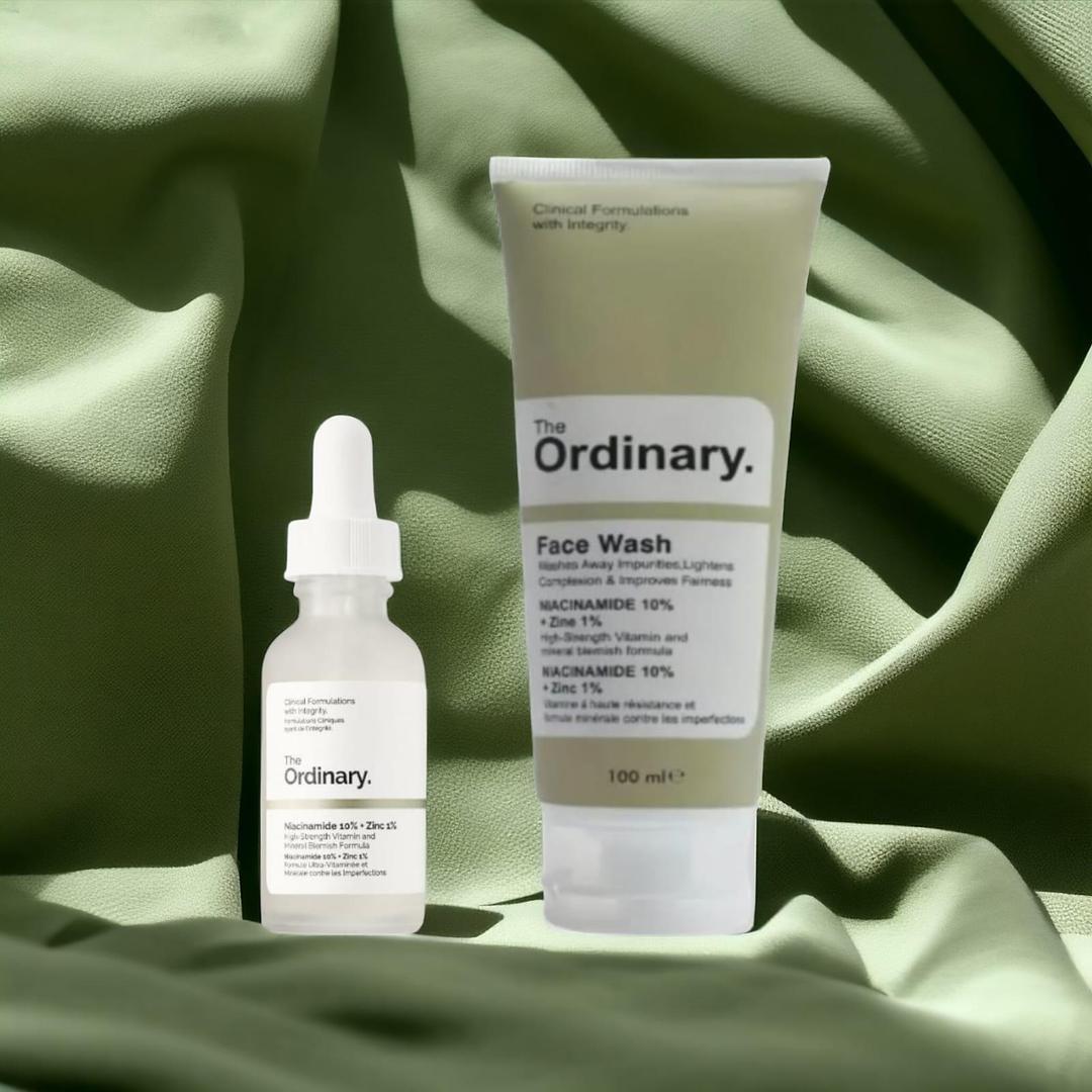 2 in 1 Skin Care Deal | The Ordinary Face Wash Azelaic Acid Suspension 10% & Niacinamide Serum - Image 3
