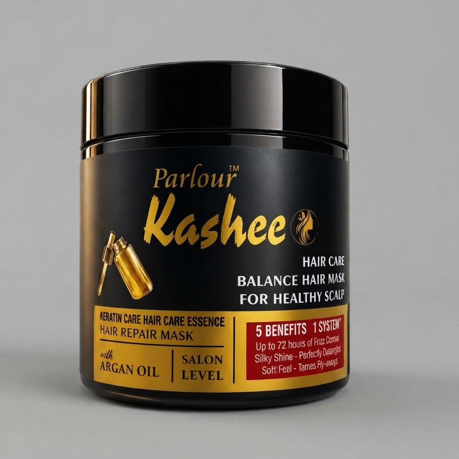 Kashee Hair Mask And Black Charcoal Mask Combo - Personal Care Product Designed For Skin And Hair Treatment And Daily Grooming Routine - Image 2