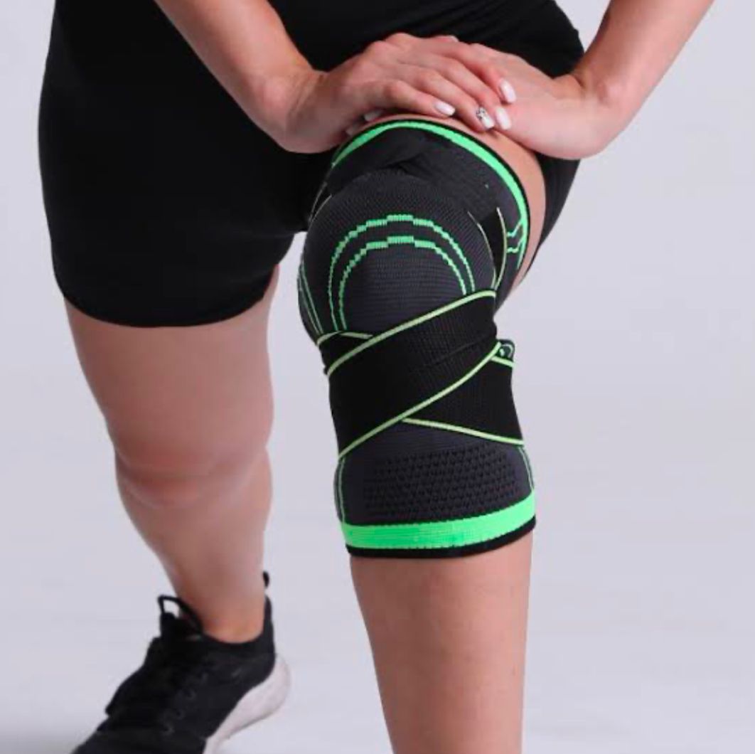 Knee Support Band For Pressure Weaving With 3D Weave Protection Against Injury Pressure Adjustable Knee Support For Men And Women (1 pc) - Image 2