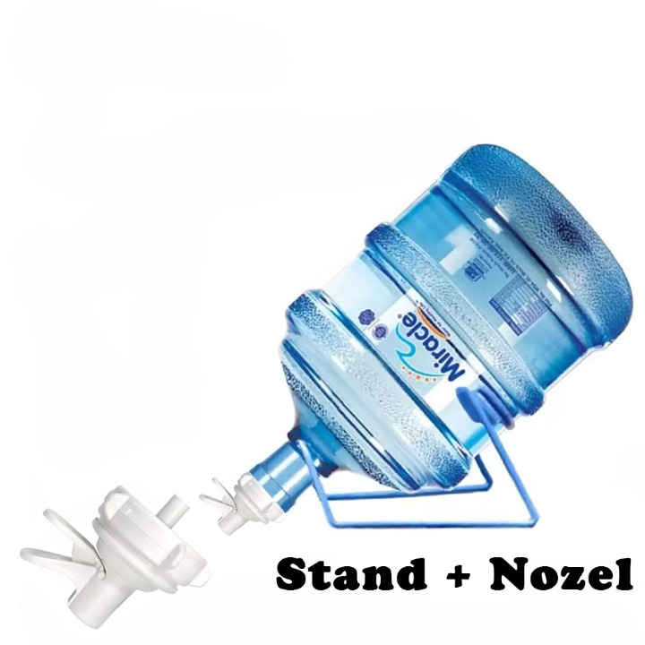 19 L Litter Water Bottle Stand And Nozzle With Stopper – Durable High Quality Dispenser With Premium Box Packaging For Home And Office Use Random Color - Image 2