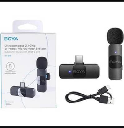 BOYA BY-MW12 Wireless Lavalier Microphone for iPhone, Android & DSLR | Type-C & Lightning | Noise Reduction | Live Streaming, Vlogging & Recording Mic - Image 2