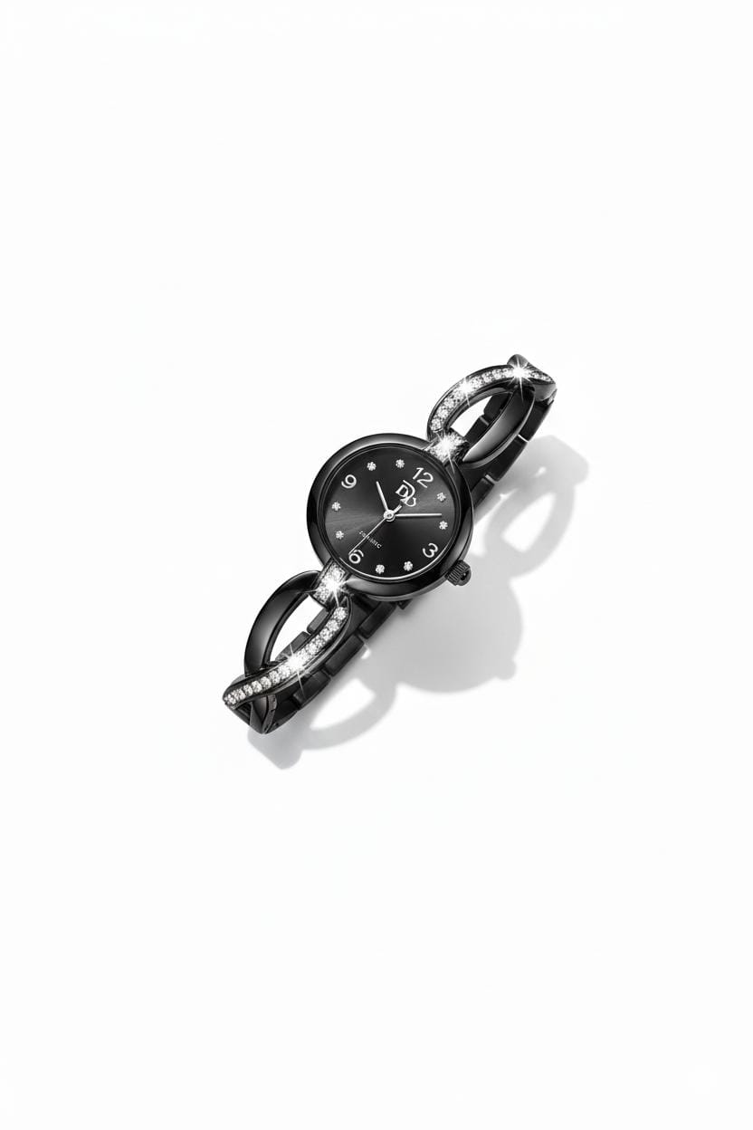 RTJ-181 Elegant Zircon Korean Watch – Stylish Fashion Accessory, Classic Timepiece for Women - Image 4