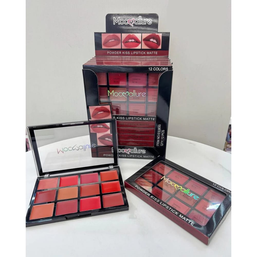Mocallure 12-Color Lip Palette / Long-Lasting Professional Lip Kit For Every Mood - Image 4