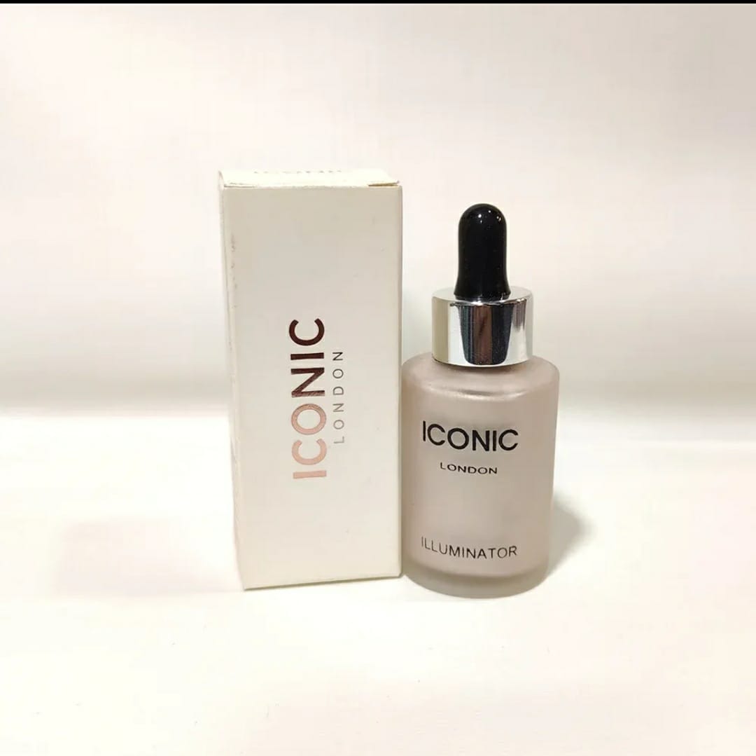 Iconic London Illuminator Highlighter Drops Ultra Glow Liquid Highlighter Radiant Finish Luminous Shine - Image 3