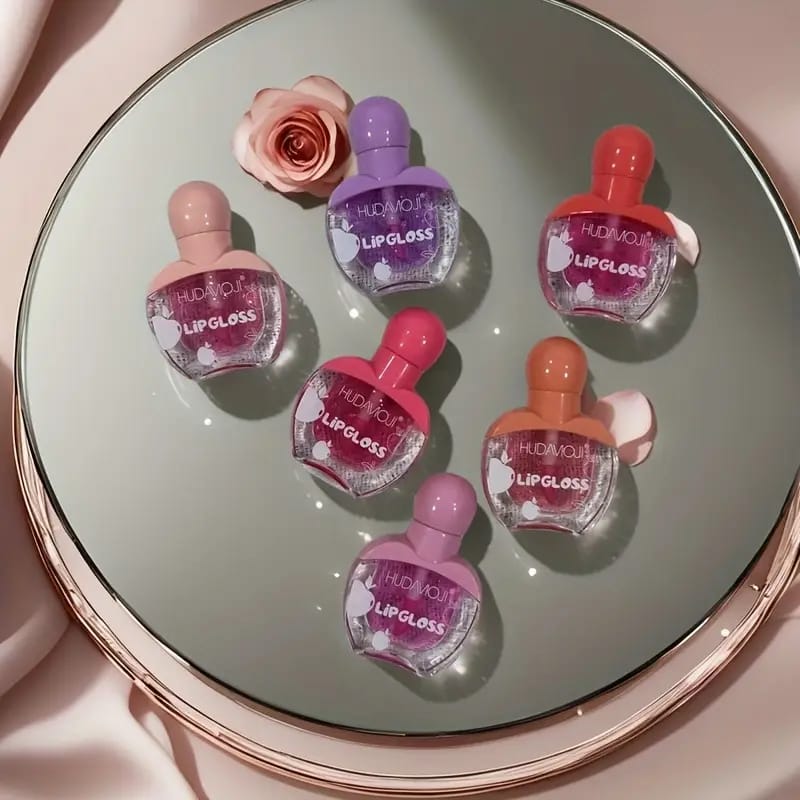 Hudamoji Sweet And Fragrant Lipgloss Pack Of 6 Deliciously Sweet Beautifully Shiny Irresistibly Fragrant