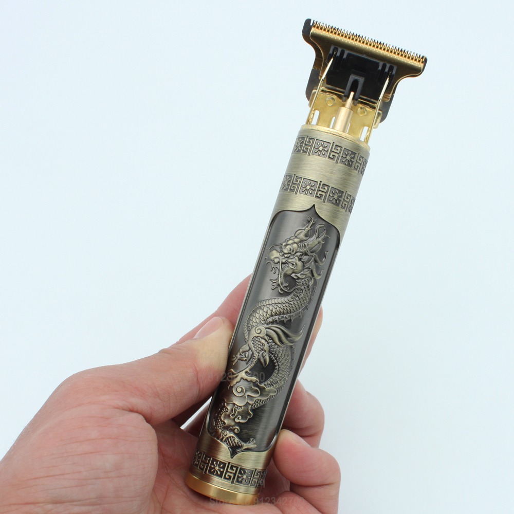 Vintage T9 Hair Trimmer For Men Professional Usb Rechargeable Beard And Hair Cutting Machine Precision Shaver (Plastic Body) - Image 3