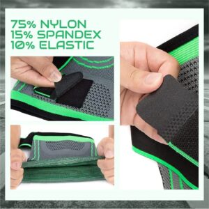 Knee Support Band For Pressure Weaving With 3D Weave Protection Against Injury Pressure Adjustable Knee Support For Men And Women (1 pc)