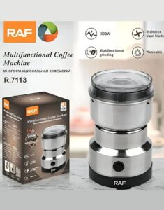 RAF Multifunctional Coffee Machine R.7113 Compact Durable Efficient Sleek Design Easy To Clean Practical Choice For Home And Office Use