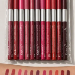 Kashee's 6 In 1 Foundation, Fixer, 12 Pcs Lip Pencil Set, Face Powder, Loose Powder And Paint Stick Deal, Pack Of 6