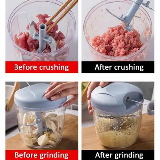 Manual Food Chopper – High Quality Kitchen Tool for Chopping Vegetables, Fruits, Herbs & Other Ingredients - Image 3