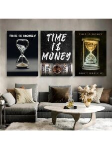 3pcs Quote Stickytiles Frames Providing Inspirational Style Elegant Look Home Decoration