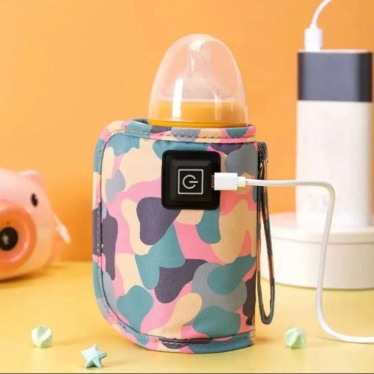 Portable USB Baby Bottle Warmer – Universal Insulated Milk Heater Sleeve for Travel and Home Use (Without Feeder) - Image 4