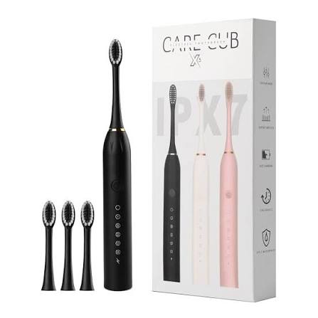 X-3 Sonic Rechargeable Electric Toothbrush With 2 Extra Heads | USB Charging Rechargeable Total Washable Electronic Whitening Teeth Brush for Oral Care - Image 2