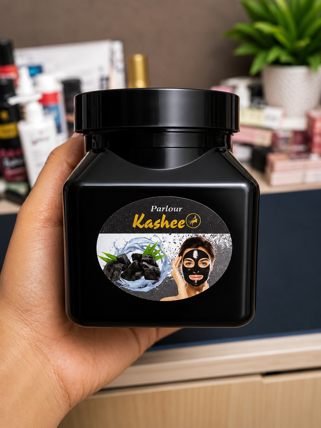 Kashee Hair Mask And Black Charcoal Mask Combo - Personal Care Product Designed For Skin And Hair Treatment And Daily Grooming Routine - Image 4