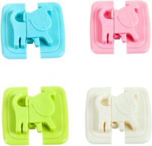 01 PCs Cute Dog Shape Cartoon Cabinet Door Child Safe Lock Refrigerator Toilet Baby Safety Tools | Refrigerator Lock | Lock For Cabinet – Random Color