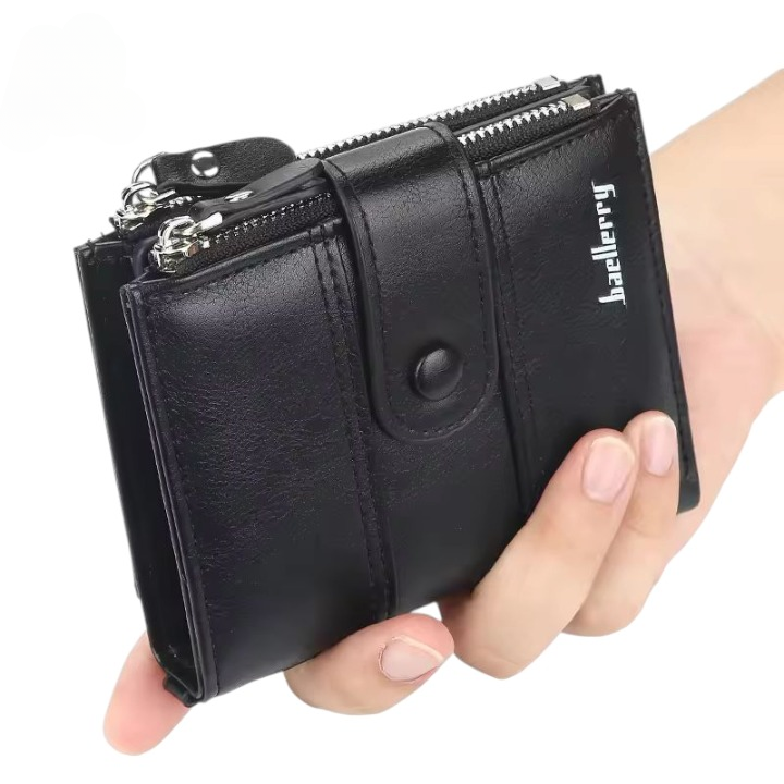 Genuine Baellerry Buffalo Leather Wallet Classic Trifold Edition - Fashion Accessory Designed For Cash Storage And Daily Carry Routine - Image 4