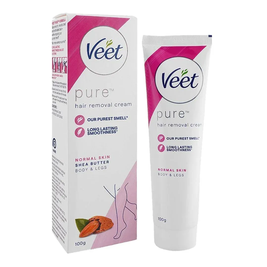 Veet Pure Hair Removal Cream For Normal Skin 100g Tube Gentle Effective Reliable Smooth Finish Practical Choice For Daily Beauty Care - Image 2