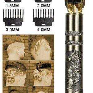 T9 Electric Shaver Man Cordless Hair Beard Trimmer For Men Haircut Shaving Machine Tools Barber Accessories (metal Body)