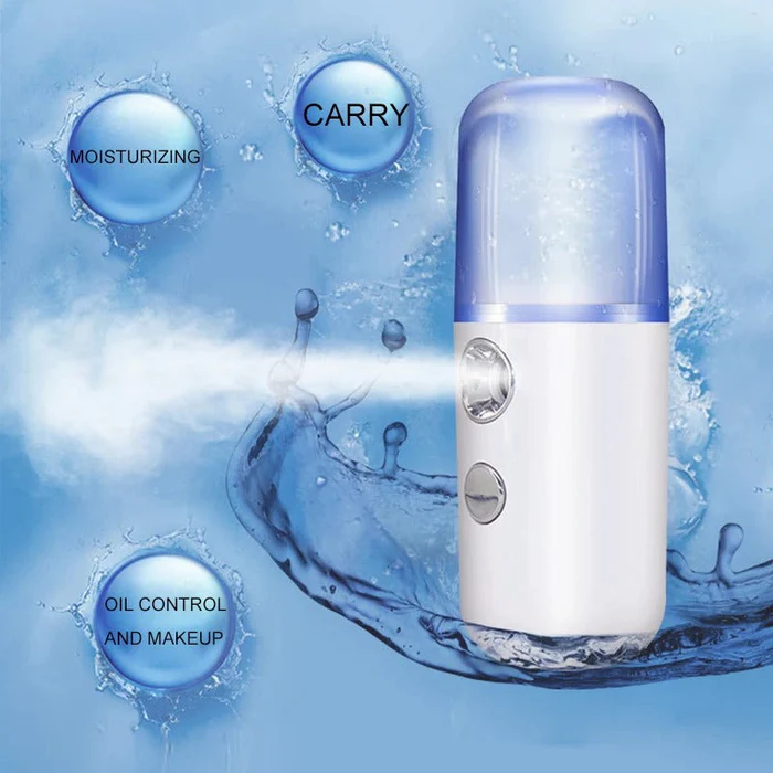 Portable Beauty Instrument Humidifier Easy To Carry Spray Nano Spray Water Meter Steam Face Cold Spray (30 ml) - Image 3