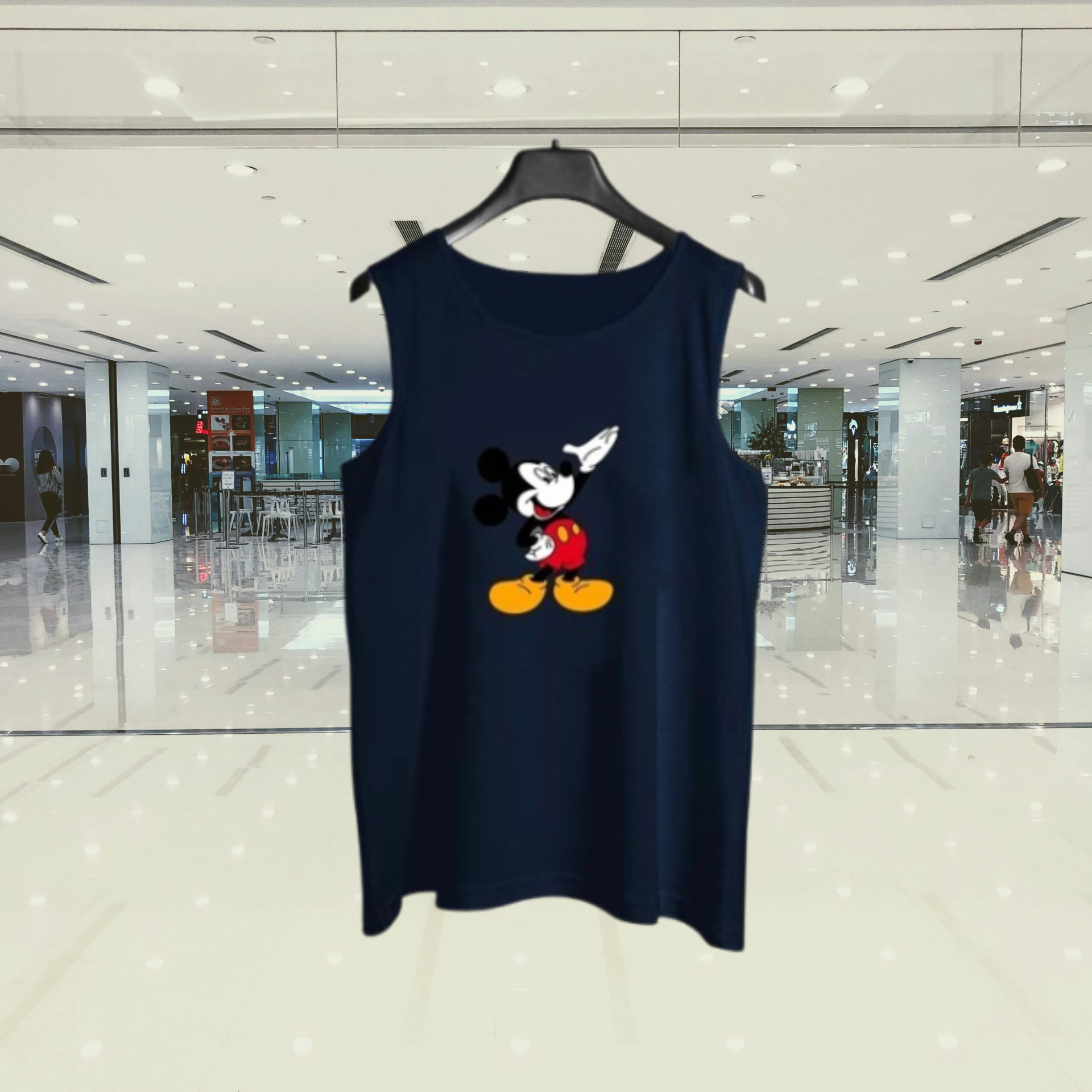 Mickey Mouse Sando tank top for Men Workout Tank top gym shirts for men | Sleeve-Less Shirt