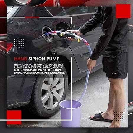 Multipurpose Liquid Transfer Pump | Portable Manual Oil, Water, Fuel Hand Transfer Pump - Image 2