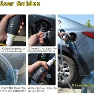 Multipurpose Liquid Transfer Pump | Portable Manual Oil, Water, Fuel Hand Transfer Pump