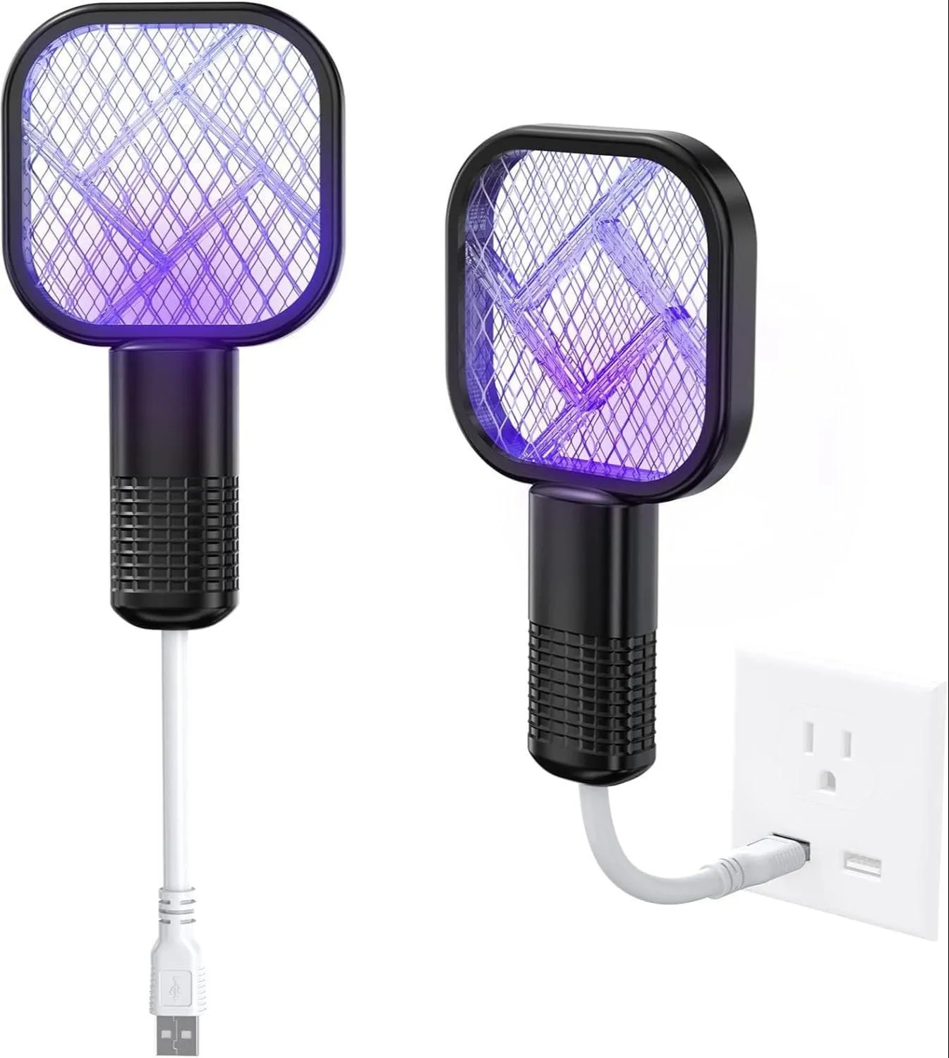 USB Rechargeable Mosquito Killer Racket | Portable Mosquito Repellent Racket With UV Light For Home Office Use - Image 4