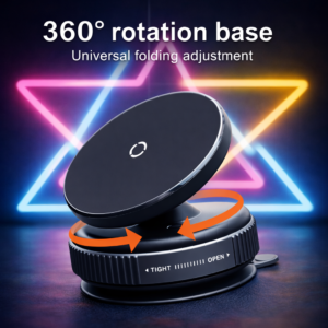 Professional Vacuum Suction Strong Magnetic Car Phone Holder 360° Rotation For All Phone Mobile Holder