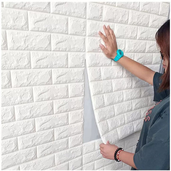 Waterproof Wall Sheet 70×77cm – Self-Adhesive Wallpaper for Room & Office Décor - Image 2
