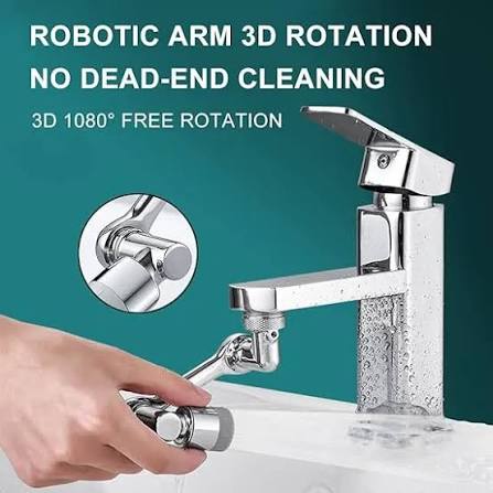 1080° Rotatable Faucet For Kitchen & Washroom | Sink Faucet Rotating | Sink Extender Faucet - Image 3