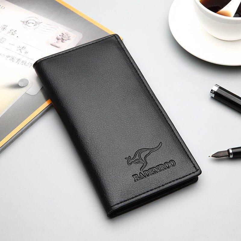 Kangaroo Long Bifold Wallet with RFID Protection – Slim Stylish Wallet for Men & Women - Image 3