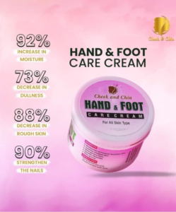 Hand & Foot Care Cream – Deep Moisturizing and Nourishing Formula for Dry, Sensitive Skin Protection and Softness