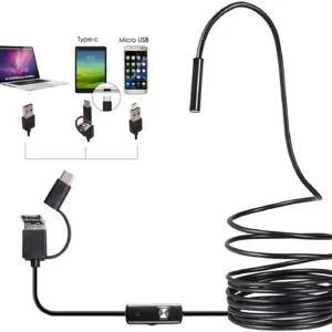 Professional 4 In 1 Type C/ Micro Usb/ Pc Endoscope Camera 3.5m