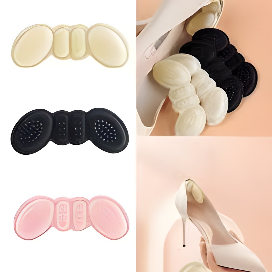 Women Insoles for Shoes High Heel Pad Adjust Size Adhesive Heels Pads Liner Grips Protector Sticker Pain Relief Foot Care Insert(random color) - Image 3