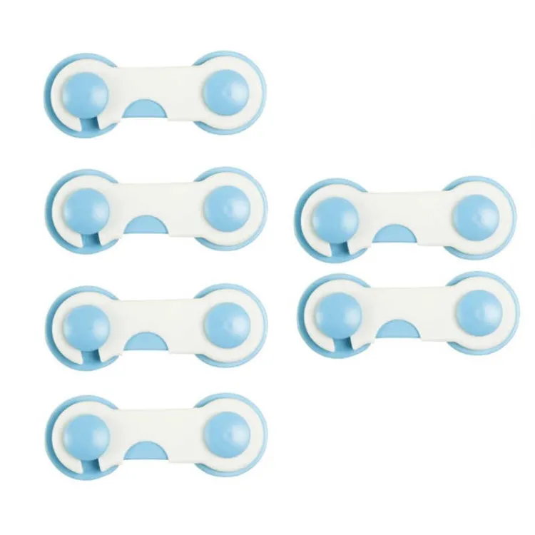 New 1pc Cabinet Door Drawers Refrigerator Locks Protection from Children Baby Safety Plastic Security Lock(random color) - Image 2