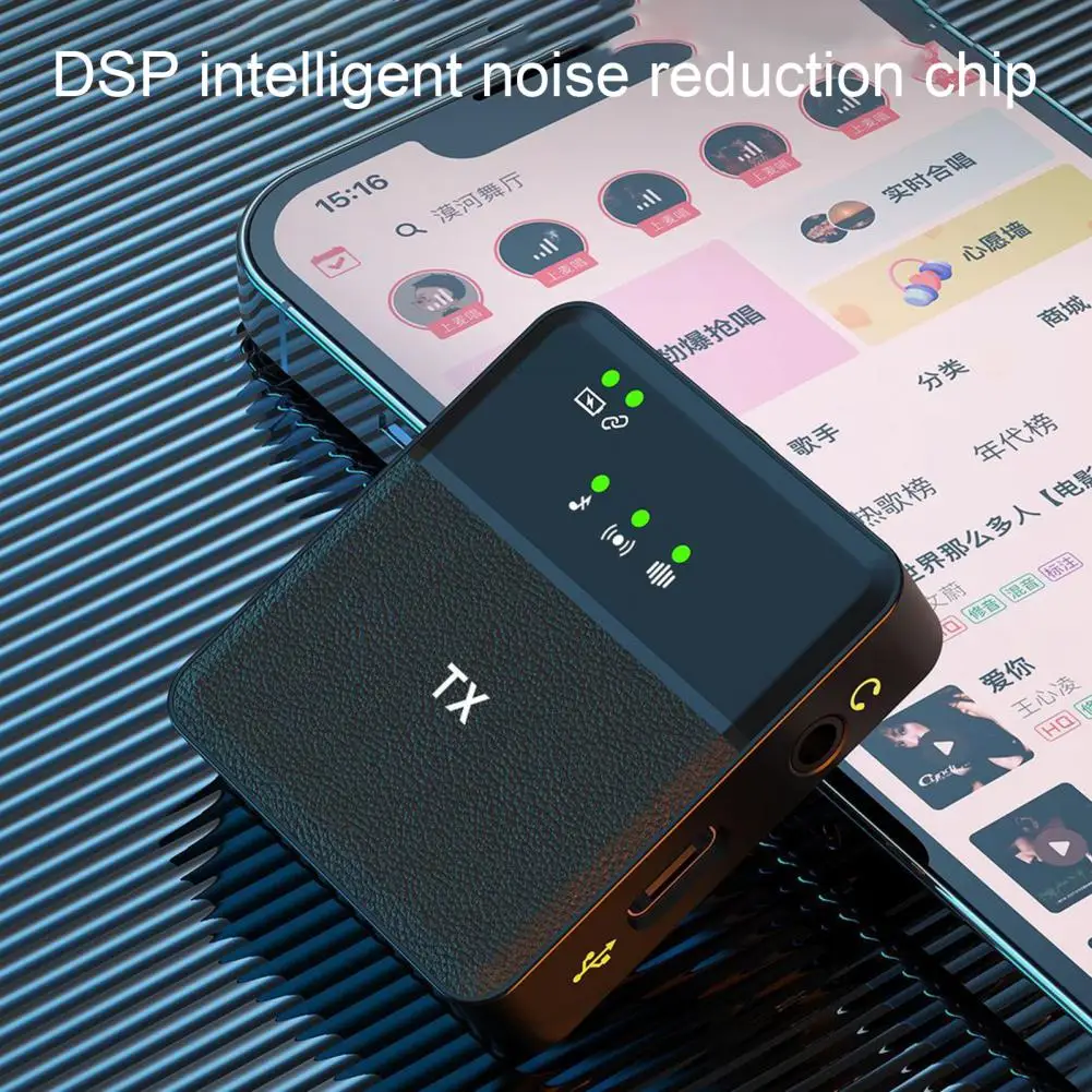 SX8 Type-C Single Lavalier Wireless Microphone for Interview and Vlog | Type-c Single Professional Lavalier Wireless Microphone - Image 4