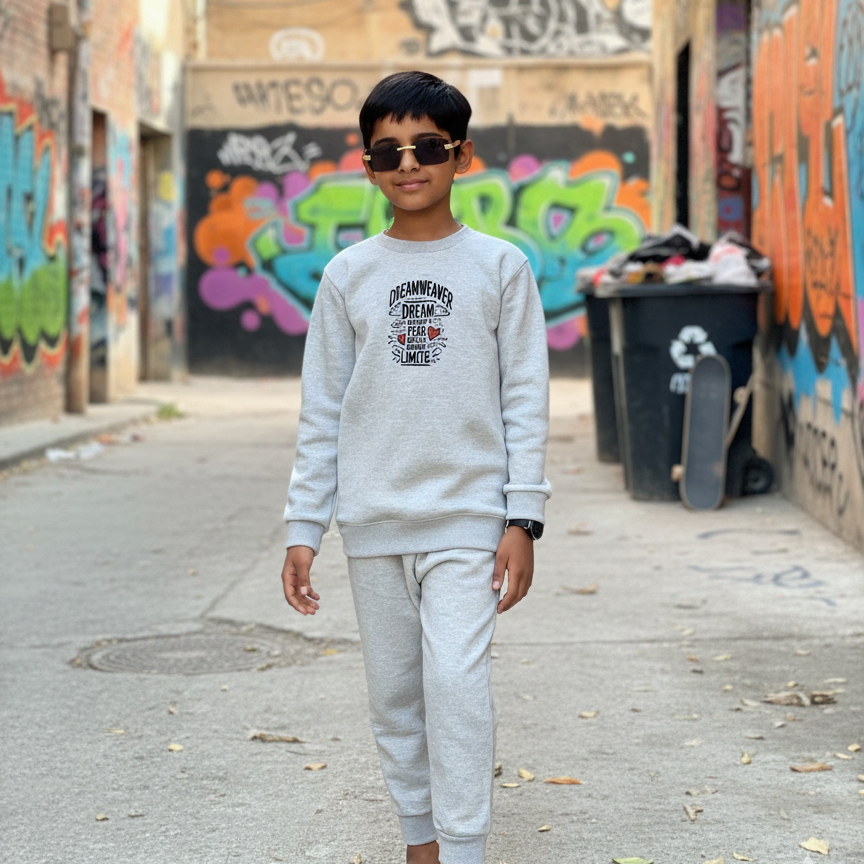 Winter Printed Tracksuits for Kids & Babies | Warm & Cozy Sweatshirt Set | Stylish Winter Clothes for Boys & Girls FOR BABY AND KIDS