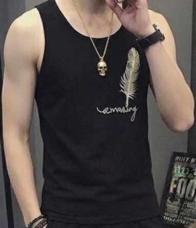 Men's Summer Sando & Shorts Set – Stretchable Cotton Jersey Fabric, Soft Breathable Sleeveless Top and Comfortable - Image 2